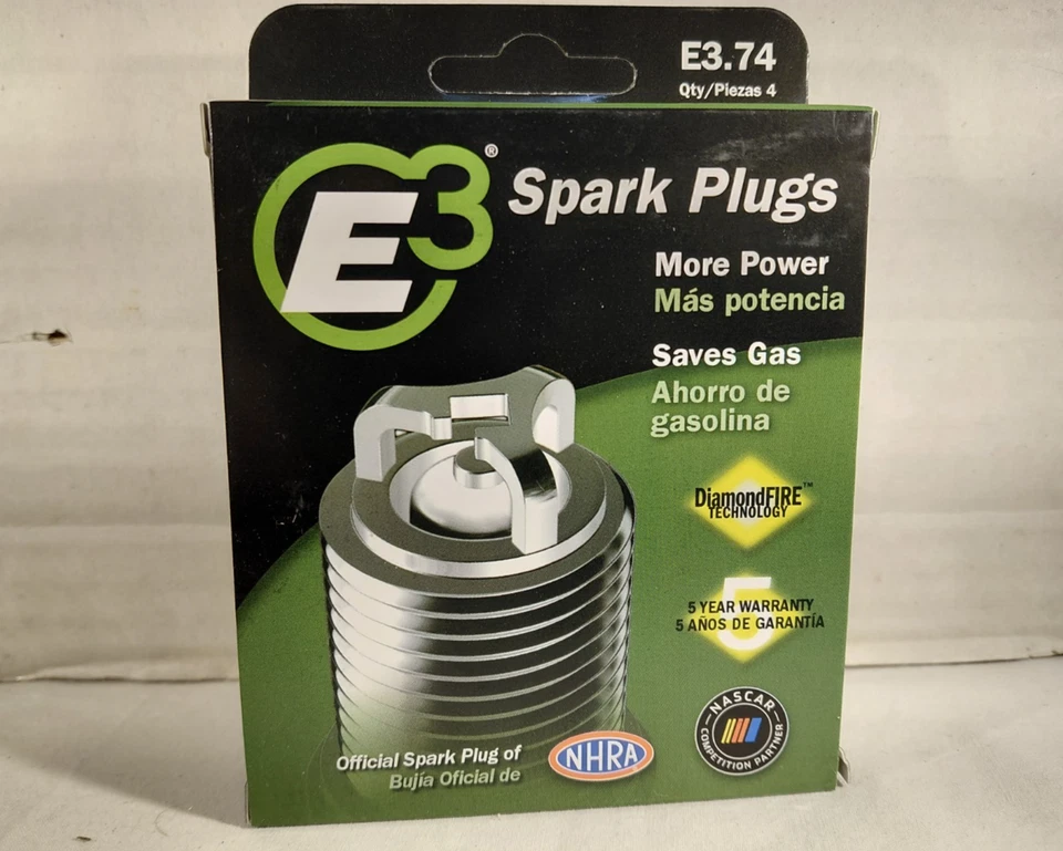 E3.74 E3 Premium автомобильные свечи зажигания - 4 свечи зажигания, новый в коробке - Изображение 1 из 4