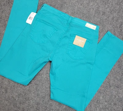Pantalones de mezclilla AG Adriano Goldschmied para mujer 28R Aqua The Legging tobillo pierna súper ajustada Foto 1 de 4