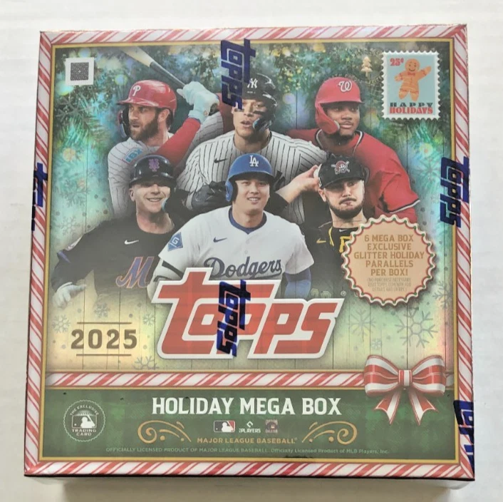CHEAPEST 2025 Topps Holiday MLB Baseball Mega Box Factory NEW