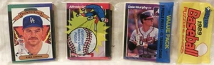 1989 Donruss Baseball Rack Pack **New & Sealed** Dale Murphy #104 on Top - Picture 1 of 1