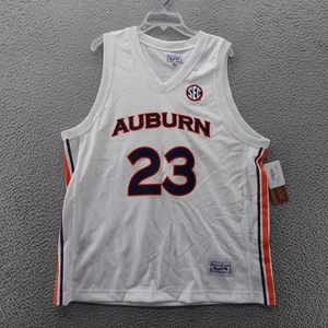 Camiseta deportiva de baloncesto marca retro Auburn Tigers Okoro 23 XL NCAA SEC blanca nueva con etiquetas - Imagen 1 de 11