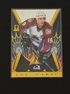 Pacific Omega #6 Joe Sakic 1997-98 mango de palo Colorado Avalanche Foto 1 de 2