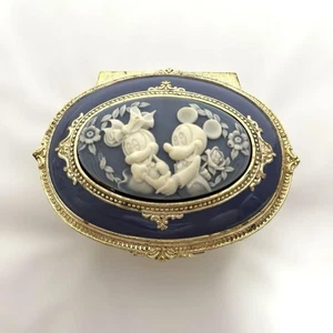 Disney antimony (cameo) music box jewelry box rare - Picture 1 of 4