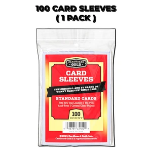 Fundas para tarjetas CBG de cartón dorado centavo 100 unidades - Imagen 1 de 1