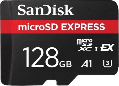 SanDisk microSD Express 128GB, 880MB/s for Nintendo Switch 2, SDSQXFN-128G-GN4NN - Image 1 of 4