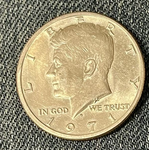 1971 D Kennedy Half Dollar Rim Error - Picture 1 of 5