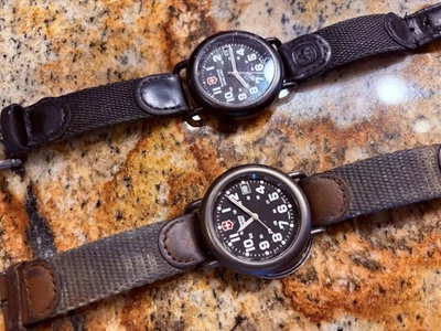 VICTORINOX SWISS ARMY CALVARY  24 HOUR DIAL MILITARY TIME WATCH PARTS - Image 1 of 3