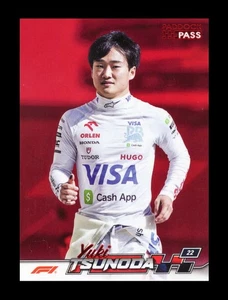 2024 Topps Paddock Pass Formula 1 Red Foil #17 Yuki Tsunoda - Picture 1 of 3