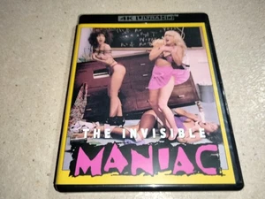 Invisible Maniac 4K Ultra HD/Blu-ray 1990 Vinegar Syndrome - Picture 1 of 4