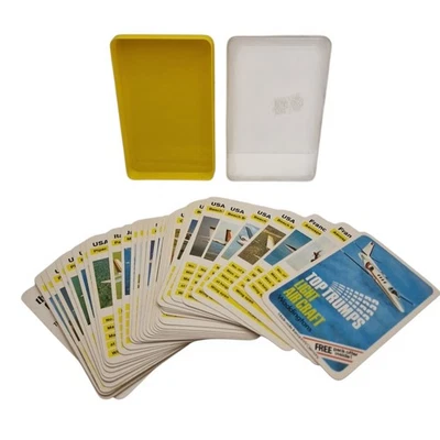 Vintage Waddingtons Top Trumps Universal Series 1982 Light Aircraft - Complete - Image 1 of 4