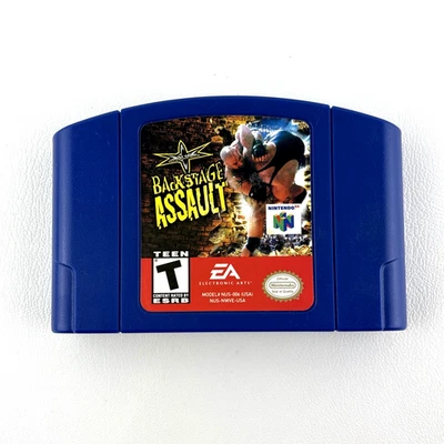 Cartucho WCW Backstage Assault Nintendo 64 N64 Original Auténtico Solo Probado Foto 1 de 4