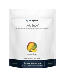 Axis Endo. Metagenics. 1 lb, 3.26 oz. Multiple Benefits. Mango Flavor. - Picture 1 of 4