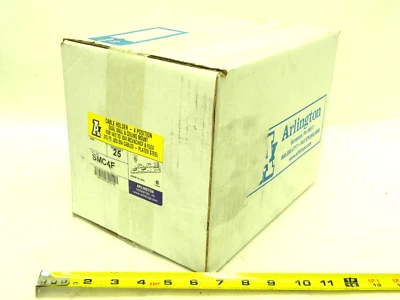 CAJA DE 25 - Arlington Industries SMC4F - Soporte de cable de acero de 4 posiciones Foto 1 de 4