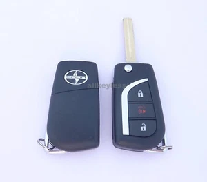 Genuine OEM SCION iM keyless entry flip key remote fob HYQ12BFA uncut blade (1x) - Picture 1 of 5