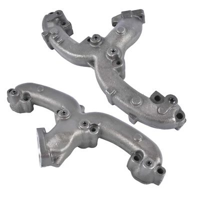 2PCS Rear Ex Manifolds for 1969-72 Chevy GMC P20 C35-C3500 Pickup Truck Van V8 - Image 1 of 4
