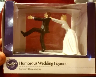 Decoración de pastel de boda humorística Wilton 2009 (nuevo en caja) Foto 1 de 4