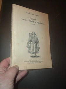 Marriage book of St. Sebald in Nuremberg 1524 - 1543. Chimney Tree 1949, Genealogy - Picture 1 of 4