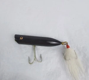 Vintage Creek Chub Striper Strike 4" Fishing Lure 2200P Black NWP - Picture 1 of 10