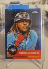 2022 Topps Chrome Platinum Vladimir Guerrero Jr BLUE MINi DIAMOND # 118 /199 MLB