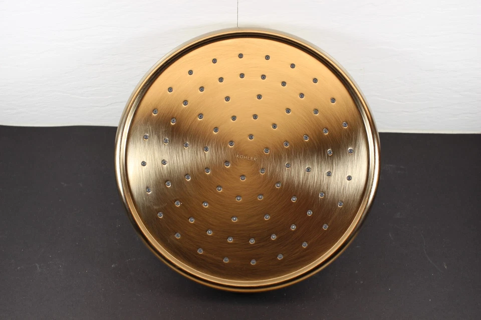 Kohler Rain Showerhead Brushed Bronze 8 Inch