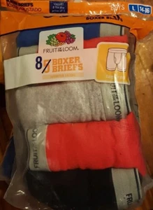 New! Fruit of the Loom Boys Boxer Briefs size L covered waist band  tag free - Picture 1 of 4