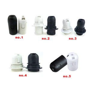 E14 E27 M10 Screw Light Bulb Lamp Holder Pendant Base Socket Light Accessories - Picture 1 of 11