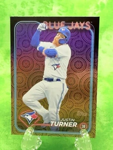Justin Turner - Holiday Foil - 2024 Topps Series 2 #598 Toronto Blue Jays - Picture 1 of 11