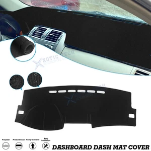 Inner Black Dashboard Antiskid DashMat Decor Custom Fit 2008-2013 Toyota Corolla - Picture 1 of 12