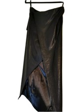 New RRP $145 SHEIKE Faux Leather Pencil ~Skirt With Wrap Around ~10