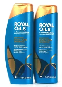 2 Royal Oils By Head & Shoulders Moisture Boost Coconut Oil Scalp Care Shampoo - Picture 1 of 1