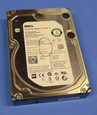 Dell  6TB 7.2K RPM 6Gbps SAS 3.5'' Internal HDD ST6000NM0034 1HT27Z-150 NWCCG - Image 1 of 4