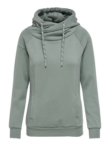 SACAI Felpa donna ONLY maglione onlMELINDA JALENE COLLO ALTO felpa cappuccio