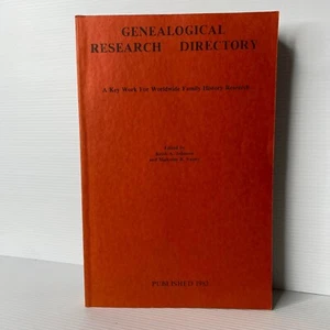 Genealogical Research Directory by Keith A Johnson, Malcolm ... - Bild 1 von 6