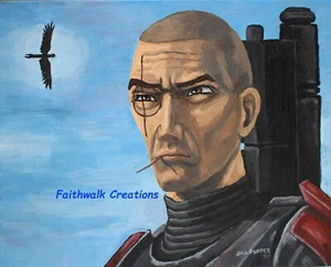 Star Wars The Bad Batch Crosshair 8x10" Giclee print from original painting - Picture 1 of 3