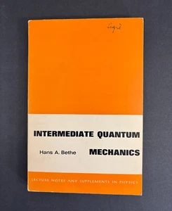 Intermediate Quantum Mechanics owned & signed Emilio Segre Nobel Prize Physics - Picture 1 of 6