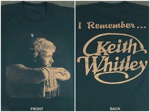 1989 VINTAGE I REMEBER KEITH WHITLEY Shirt 2 sides Black Unisex S-5XL 1J0033 - Picture 1 of 3