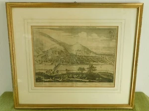 Früher Stich Kurfürstliche Resistenzstatt Heidelberg!! wohl 17/18Jh - Picture 1 of 11