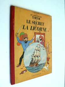 HERGÉ TINTIN LE SECRET DE LA LICORNE dos B11 CASTERMAN DANEL1954 BON ÉTAT - Foto 1 di 12