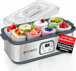 Probiotic Yogurt Maker with Adjustable Temperature & Time Control - Picture 1 of 12
