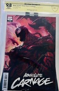 Absolute Carnage #1 Stanley 'Artgerm' Lau Variant CBCS 9.8 - Signed