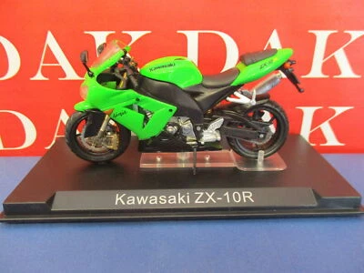Die cast 1/24 Modellino Moto Kawasaki ZX-10R - Immagine 1 di 4