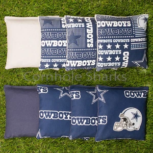 Cornhole Bean Bags Set of 8 ACA Regulation Bags Dallas Cowboys Free Shipping! - Imagen 1 de 1