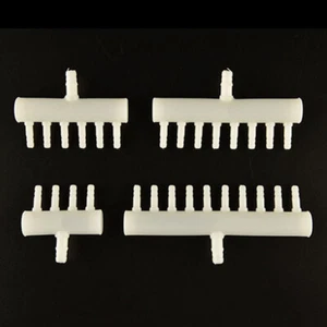 1 Pc 4 6 8 10 Ways 4mm Aquarium Fish Tank Plastic Air Flow Valve Splitter Kit 96 - Picture 1 of 6