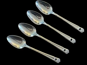 1847 Rogers ETERNALLY YOURS Silverplate Flatware 4 Teaspoons - Picture 1 of 6