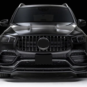 FOR MERCEDES GLE W167 C167 V167 2019-ON GT PANAMERICANA GLOSS BLACK FRONT GRILLE - Picture 1 of 14