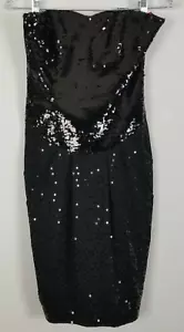 Betsey Johnson Strapless sequin evening dress 4 - Picture 1 of 8