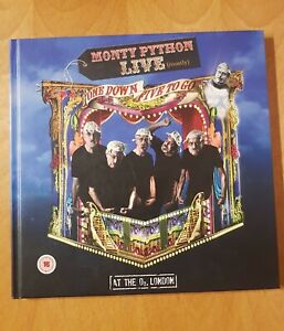 Monty Python Live (mostly) hardback  DVD / Blu Ray / 2x CD SET