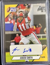 2021 Pro Set College Football Arian Smith Auto SP Georgia Bulldogs #PS-AS2