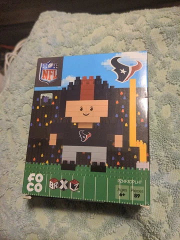 NFL BRXLZ Houston Texans 3D Construction Toy Mini Player Collectible 89 PCS New Cover