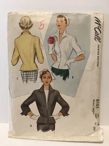Vintage McCall pattern #8101, Size 14, 1950s - Picture 1 of 2